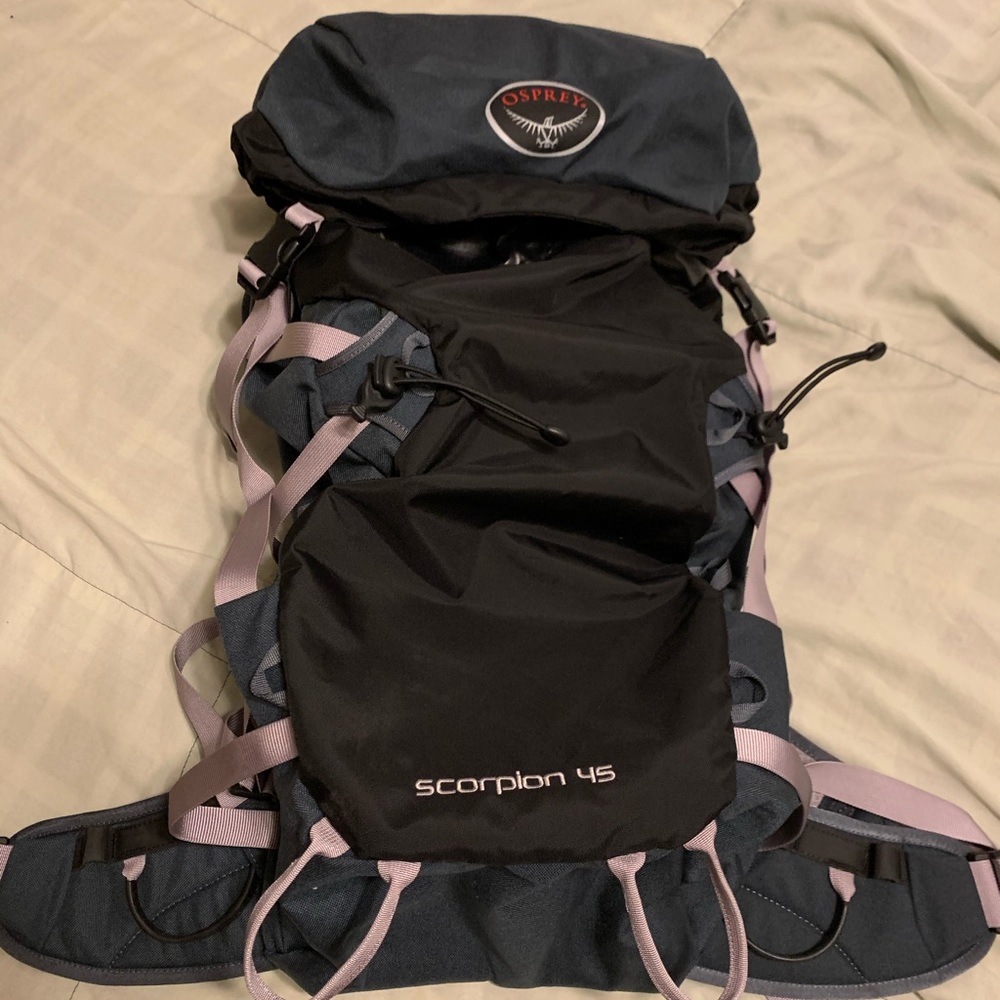 Osprey Scorpion 45.  Small/medium Like New